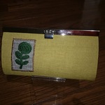 長財布(ﾍﾞﾙｷﾞｰﾘﾈﾝ100✖刺繍) 