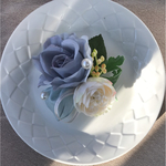 セレモニー 結婚式 卒入学式スーツに 髪飾り／コサージュ223