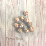 【送料無料】✭4pcs✭Czech Beads チェコガラスビーズ  Faceted Beads
