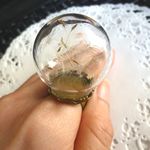 タンポポ綿毛リング（大）