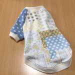 off- white  blue  patch&dotＴシャツ  Ｓ