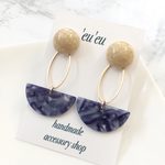 ハーフムーン ループ ピアス/イヤリング