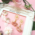 ロココ調🌹花びら×レースイヤリング
