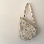 リバティ。数量限定。DROP.BAG.warabi-noオリジナル。倉敷帆布のショルダーバッグ。