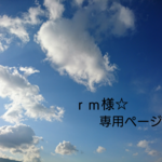 r m様☆専用ページ