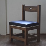 yu8ty様ご依頼品　キッズチェア　（ブラウン&ブラック）