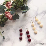 ▷sale!《 No.3 》 triple heart ❤︎❤︎❤︎  pierce(earring)
