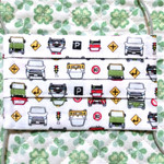 プリーツマスクS くるま ノーズフィッター入り カラフルゴム 941
