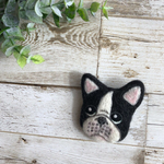 フレンチブルドッグのブローチ