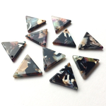 10個 15×16mm アクリルチャーム トライアングル