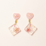 ガーリーフラワーピアス(イヤリング)