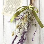 送料無料☆セイジとかすみ草のスワッグ