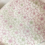 刺し子完成品☆さくらづくし〜吉野桜風〜