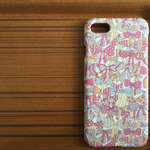 ★iphone7★アウトレット★完売色*ジェニーズリボンズ*ピンク系*ＨＨ限定*リバティ*スマホケース