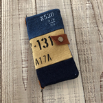 iPhonex用ケース。No38帆布、デニムケース