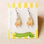 《ウロコインコ　パイナップル》点目インコのピアス