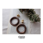 vintage wood hoop