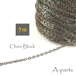 送料無料 ★  Chain / ブラック　 5m   16-J　