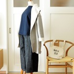 裏起毛スウェットロングカーディガン(gray)