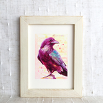 油絵フレーム付き -Crow- 03 -