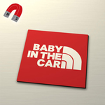 【マグネット】BABY IN CAR:レインボー角デザイン/RE