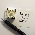 消しゴムはんこ『似顔絵はんこ』