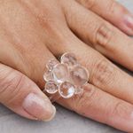 丸々ガラスリング  summer collection 2015