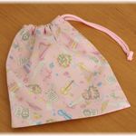 巾着袋　給食袋　メルヘン　ミュージック