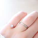 crystal Swarovski ring♡　コイルリング