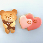 【プチギフト】クマ吉&ハートスマイルセット