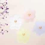 pastel flower♡　ピアス/樹脂ノンホールピアス（イヤリング）large