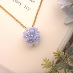 忘れな草のブーケネックレス
