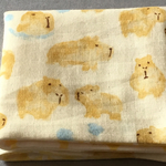 カピバラさん.ガーゼハンカチ