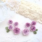 【薔薇パーツ＊《リラパープル》】