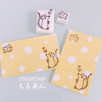【再販2】小さいねずみとチーズのはんこ
