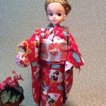 ひとえの振袖の着物👘（着物のみ)