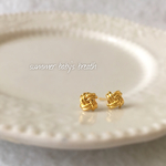 送料無料✴︎アレルギー対応✴︎再販52♡gold♡ツイード♡ピアス・イヤリング