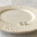 送料無料✴︎アレルギー対応✴︎再販134♡silver♡ツイード♡ピアス・イヤリング