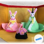 フェルトうさぎの雛人形🎎