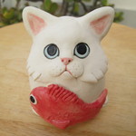 SALE￥3300➡￥2500　めで鯛ねこ（白）