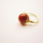 レッドジャスパー　Wire　Ring