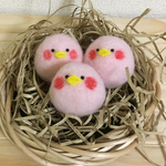 つまみヒヨコ(ピンク) １セット