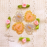 16：tulip＆pearl ring