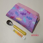 再販×3♪横入れお弁当袋(キャンディ柄)