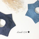 ★星型のスタイ★ シンプルデニム＊