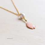 Cherry Blossoms & greenglass/ネックレス