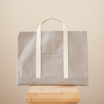 sarsky様用 トートバッグのような手提げバック 倉敷帆布 グレー【受注製作】