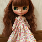 【送料無料】リカちゃん/ブライス 花柄ワンピース