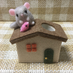 [m様オーダー品] チンチラハンコ入れ♡シナモン