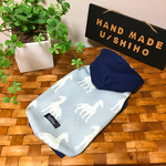 U／Shiho《SSサイズ、現品限り》キリンのパーカー犬服